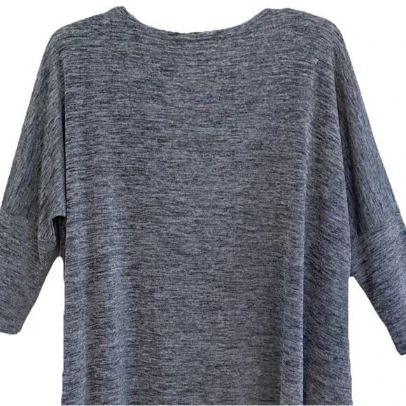 Joseph Ribkoff LDS Tunic Womens Sz 12 Silver Modal Layered V-Neck Lagenlook - Picture 8 of 13